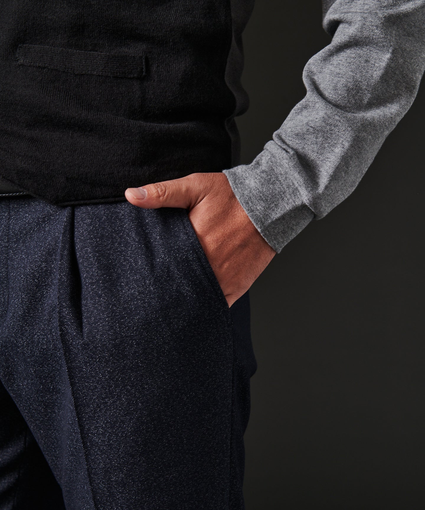 HIROKO KOSHINO LUMILETウールSETUPパンツ